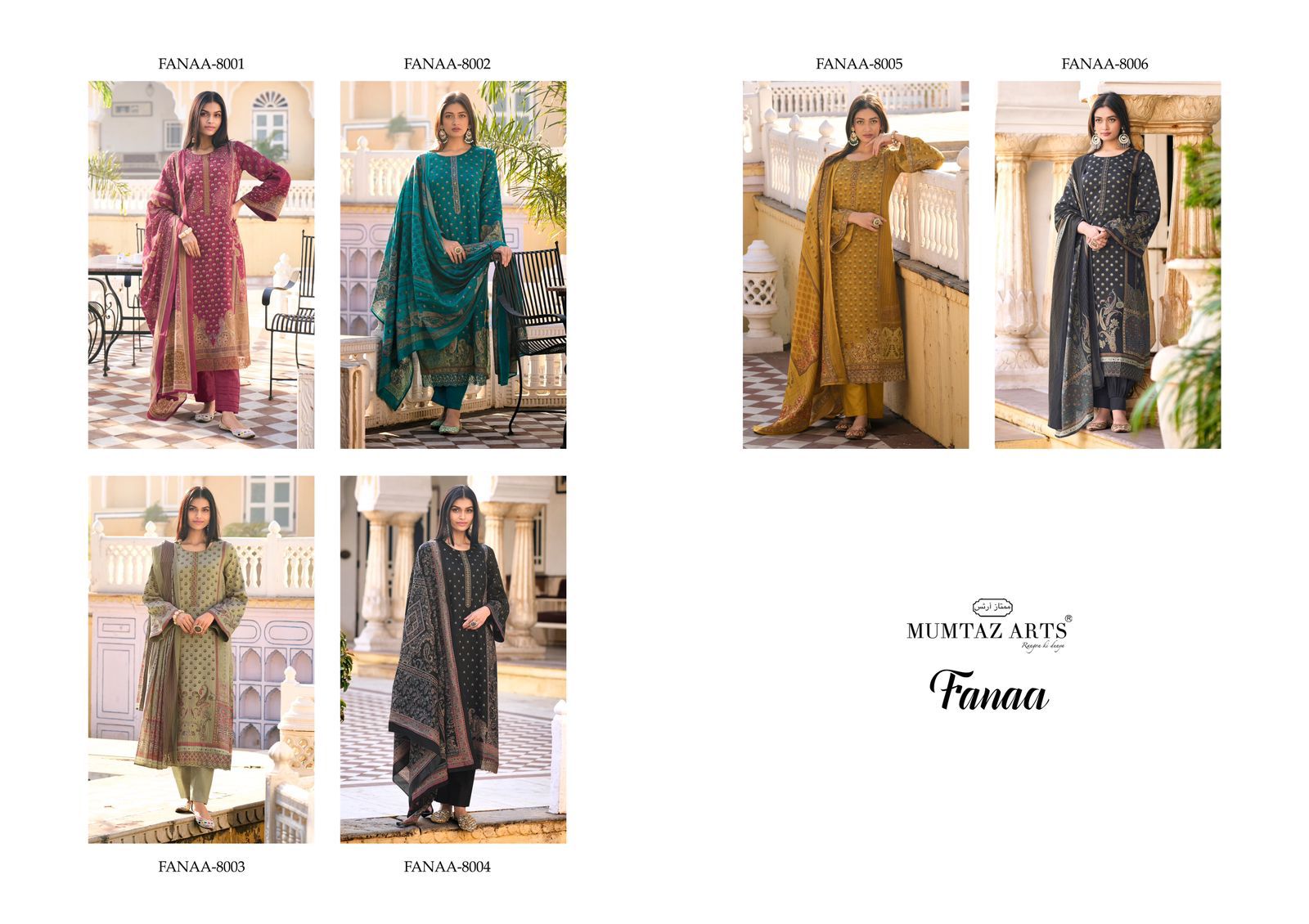 Fanaa Mumtaz Arts Jaam Satin Karachi Salwar Suits