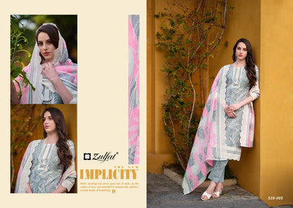 Farhana Zulfat Designer Cotton Pant Style Suits