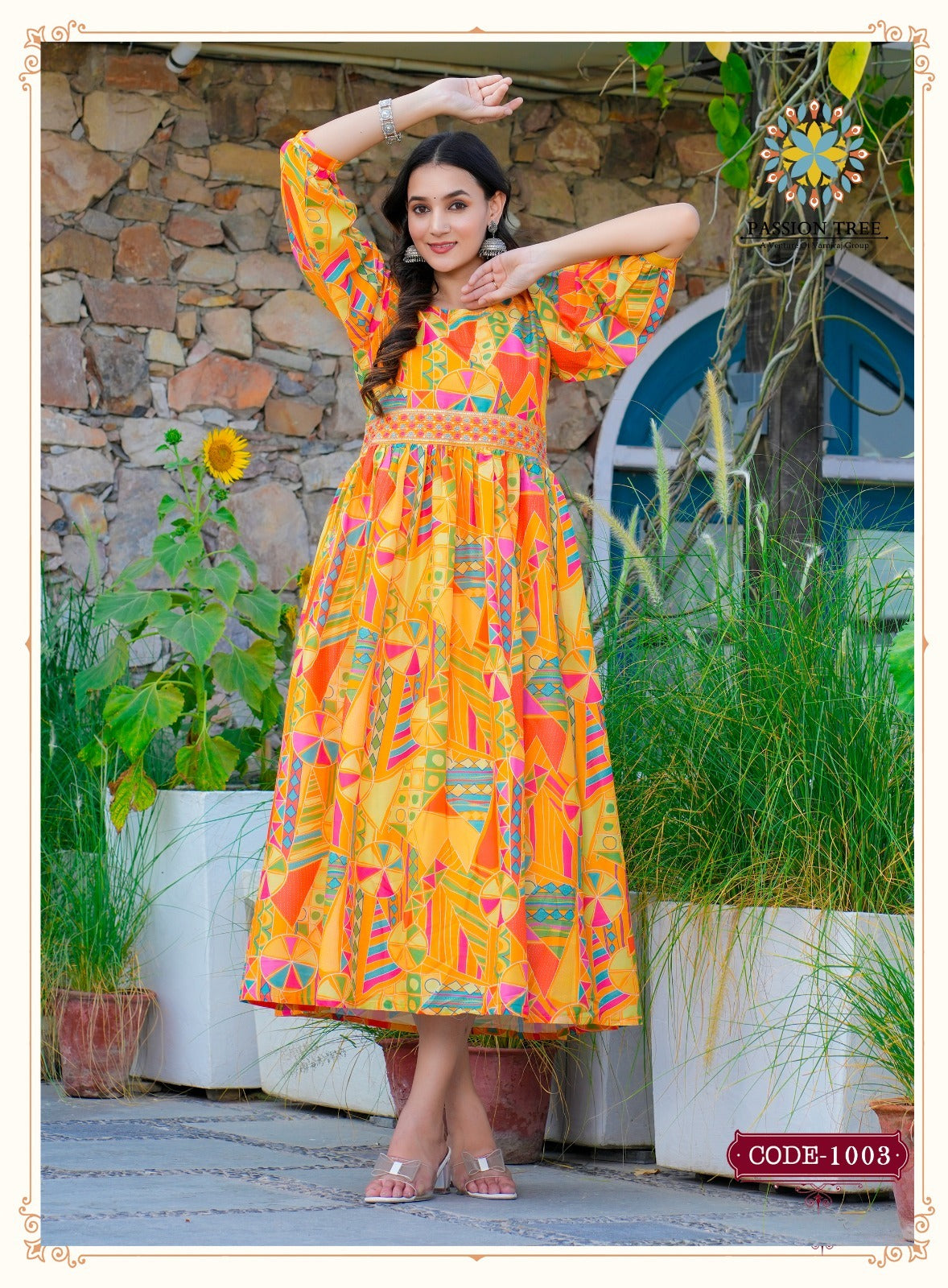 Orange Half Sleeves Designer Evening Gown, Packaging Type: Premium Bag at  Rs 799 in Surat