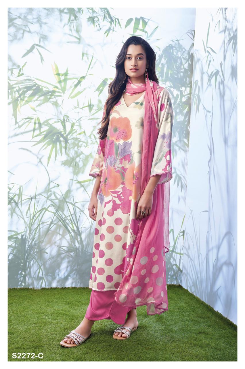 Faye 2272 Ganga Wool Pashmina Suits