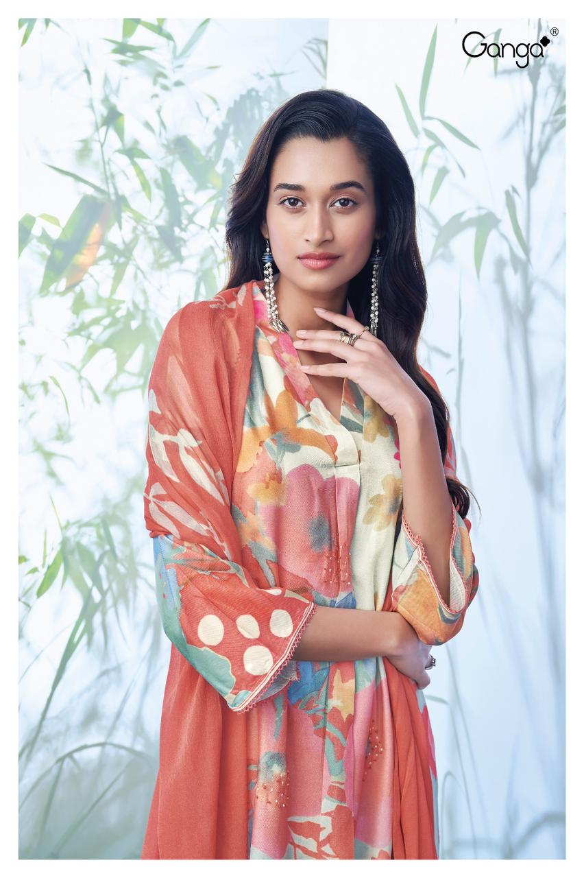 Faye 2272 Ganga Wool Pashmina Suits