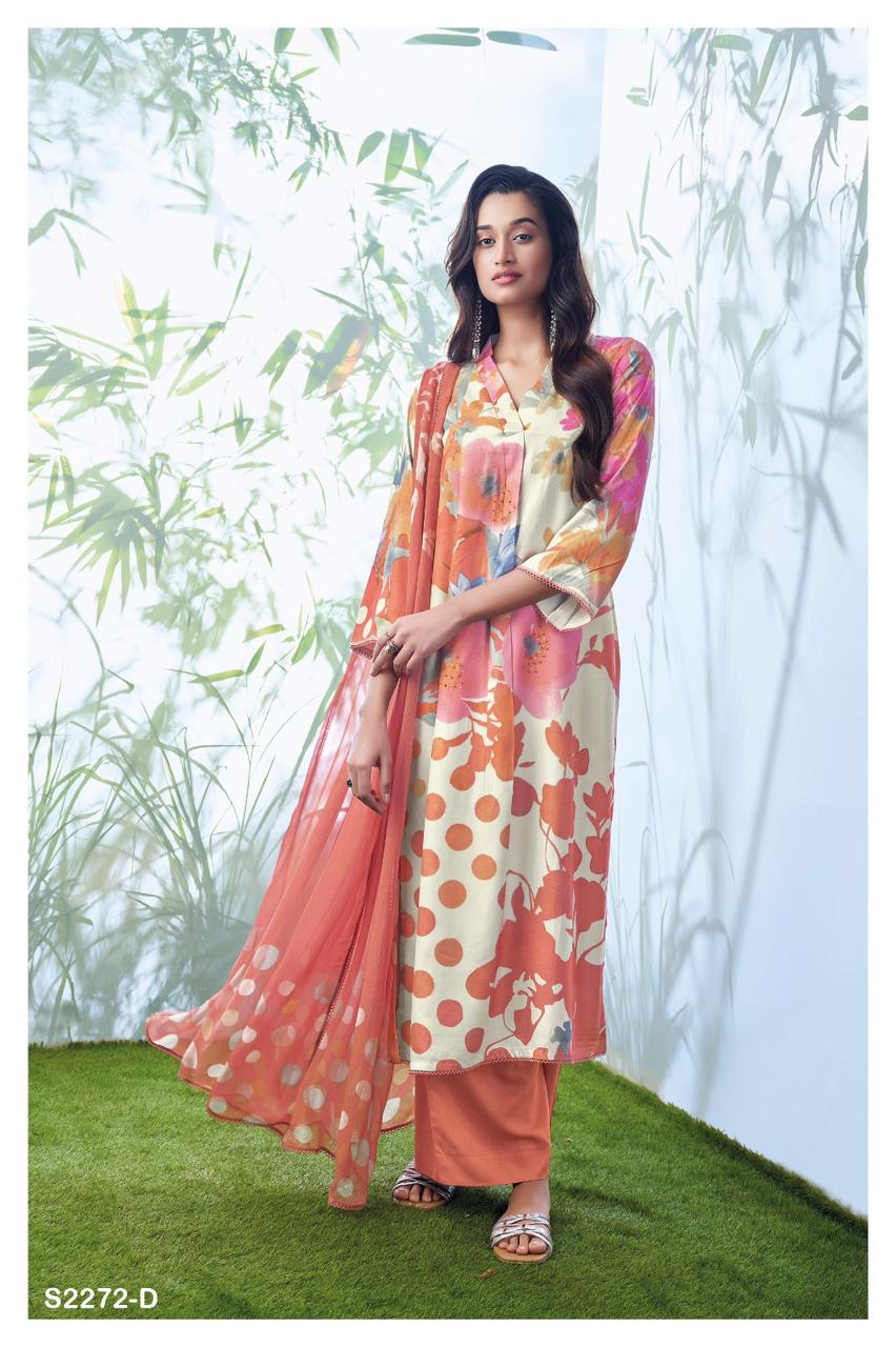 Faye 2272 Ganga Wool Pashmina Suits