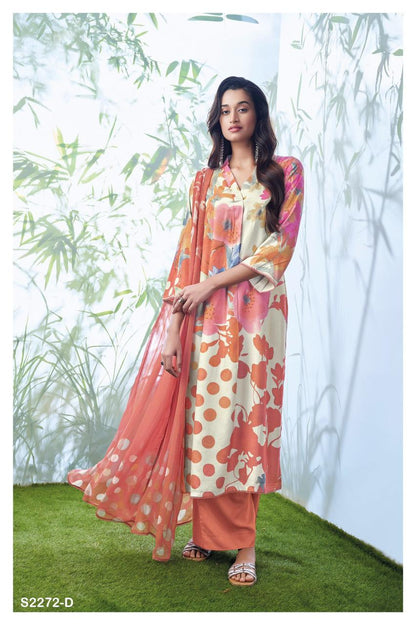 Faye 2272 Ganga Wool Pashmina Suits