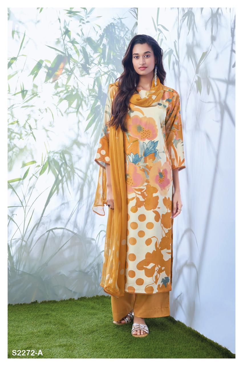 Faye 2272 Ganga Wool Pashmina Suits