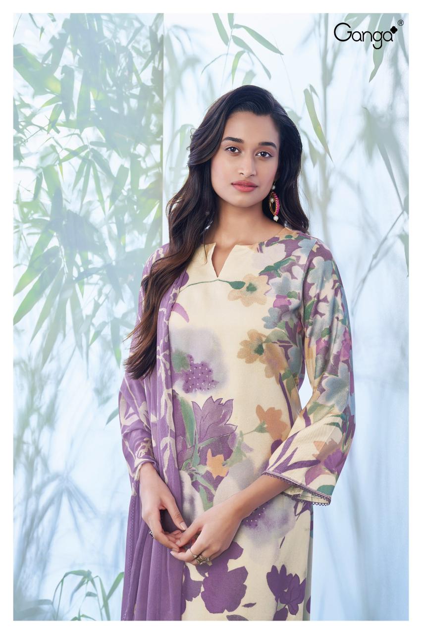 Faye 2272 Ganga Wool Pashmina Suits