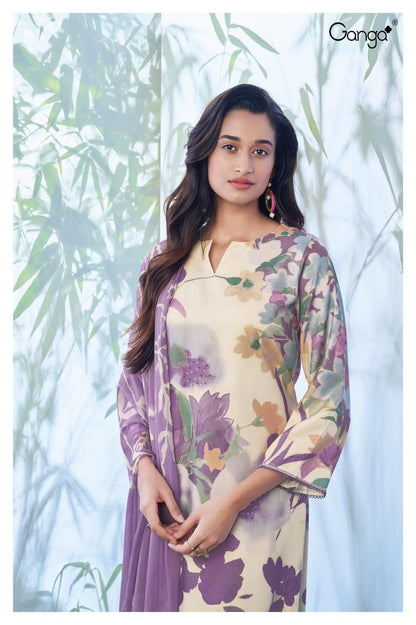 Faye 2272 Ganga Wool Pashmina Suits