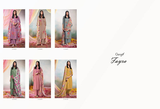 Fayra Ganga Premium Plazzo Style Suits