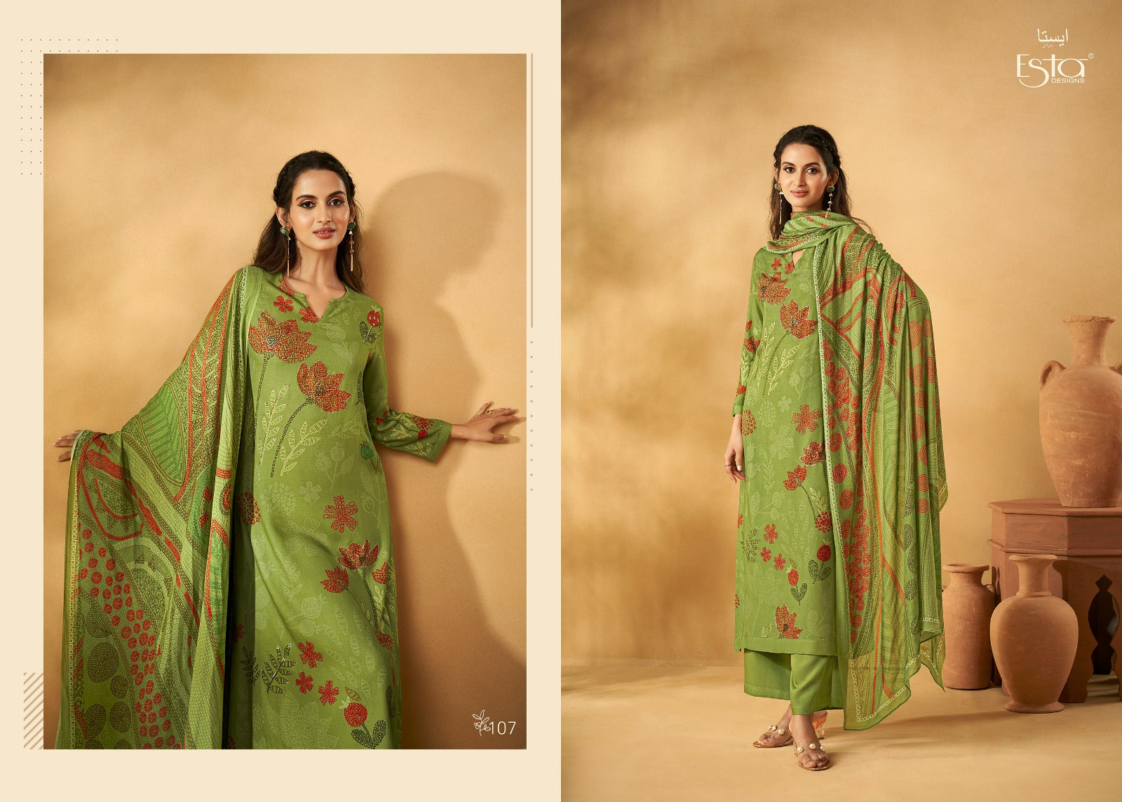 Feedora Esta Sahiba Pashmina Suits