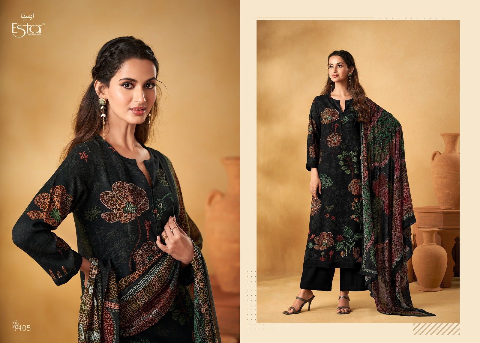 Feedora Esta Sahiba Pashmina Suits