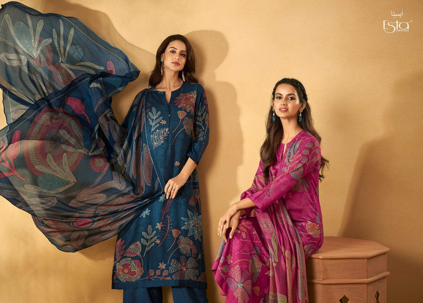 Feedora Esta Sahiba Pashmina Suits