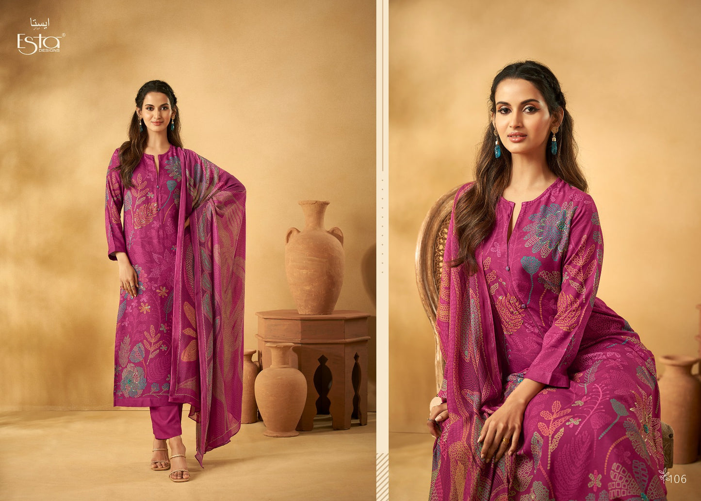 Feedora Esta Sahiba Pashmina Suits