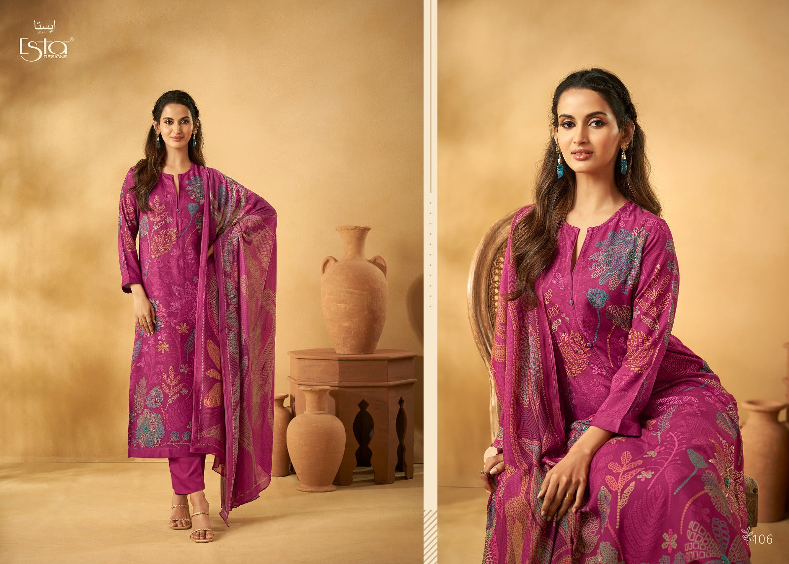 Feedora Esta Sahiba Pashmina Suits