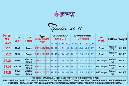 Femella Vol 11 Shubhvastra Crop Top
