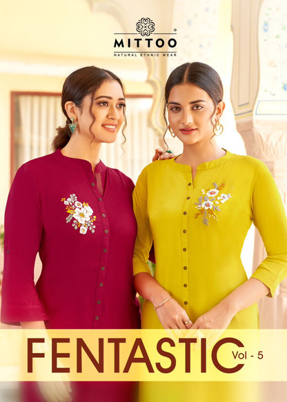 Fentastic Vol 5 Mittoo Straight Cut Kurtis