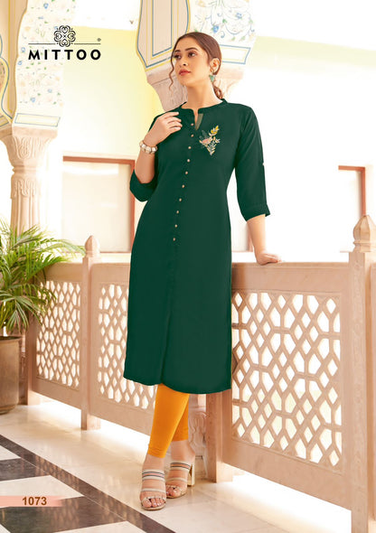 Fentastic Vol 5 Mittoo Straight Cut Kurtis