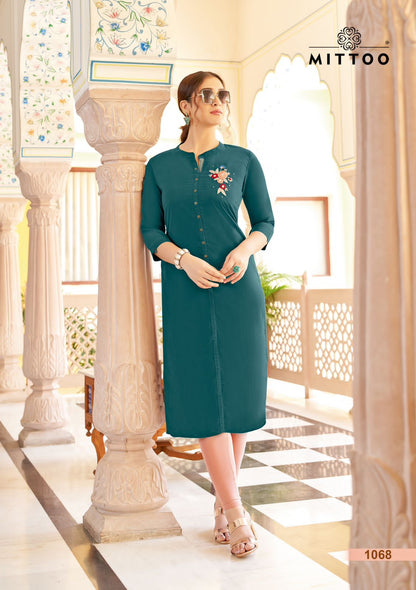 Fentastic Vol 5 Mittoo Straight Cut Kurtis