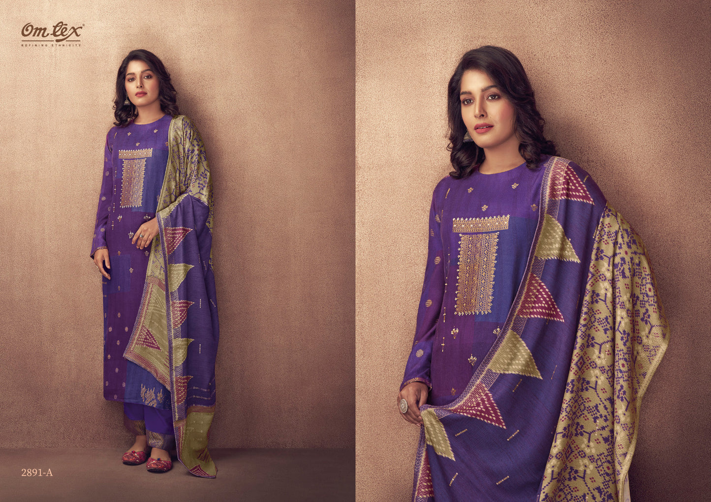 Festiva Omtex Pashmina Suits