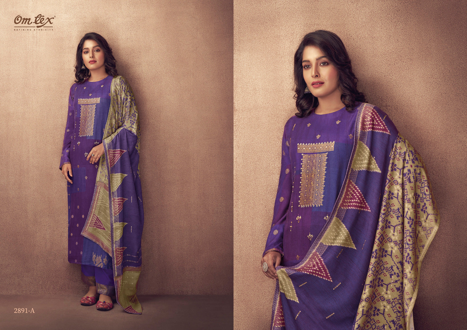 Festiva Omtex Pashmina Suits