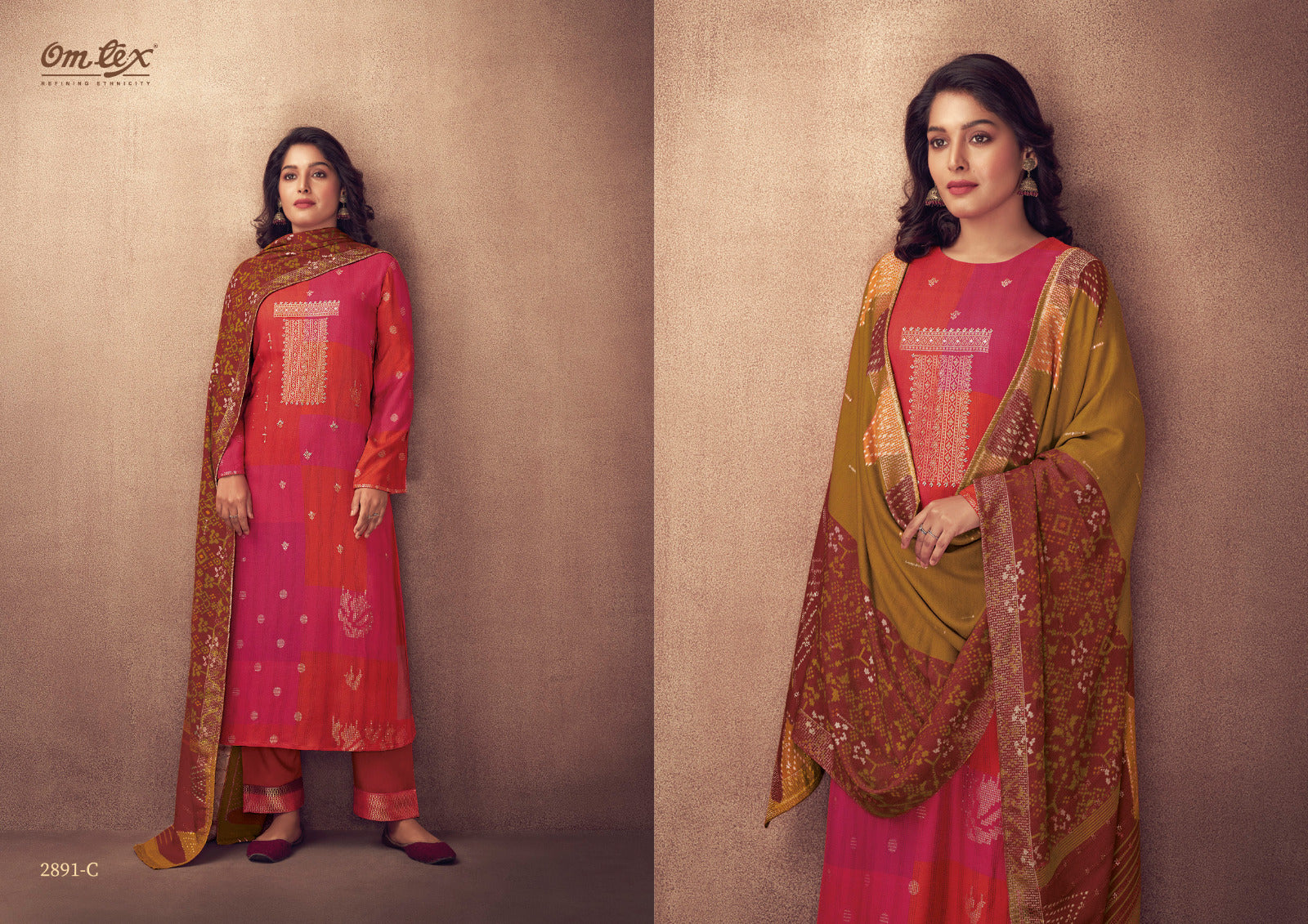 Festiva Omtex Pashmina Suits