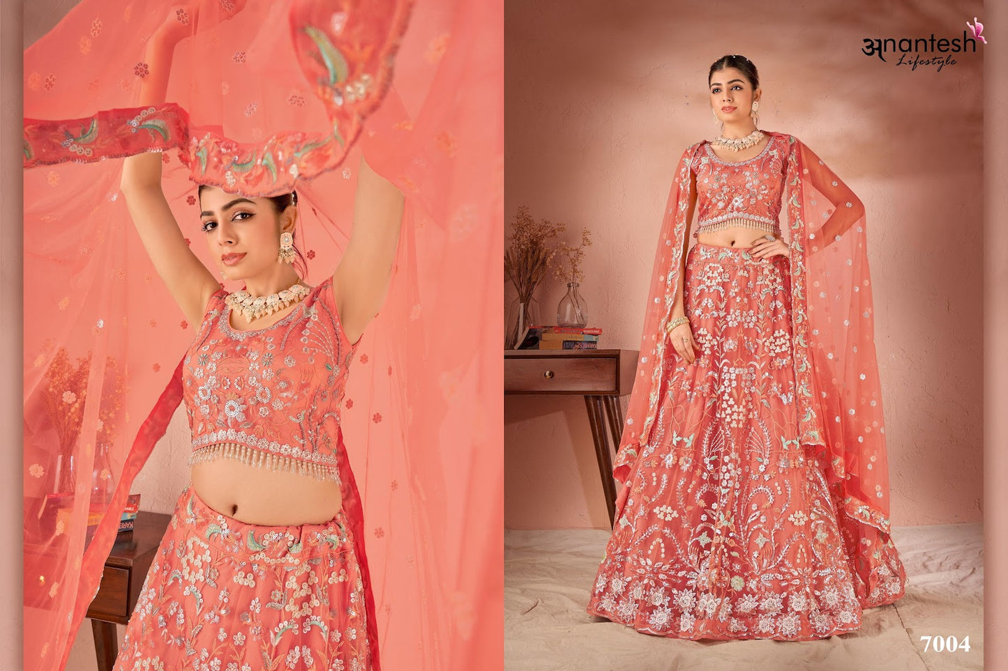 Festivals Vol 1 Anantesh Georgette Readymade Lehenga Choli