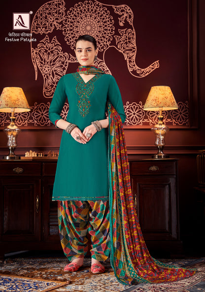 Festive Patiyala Alok Modal Salwar Suits