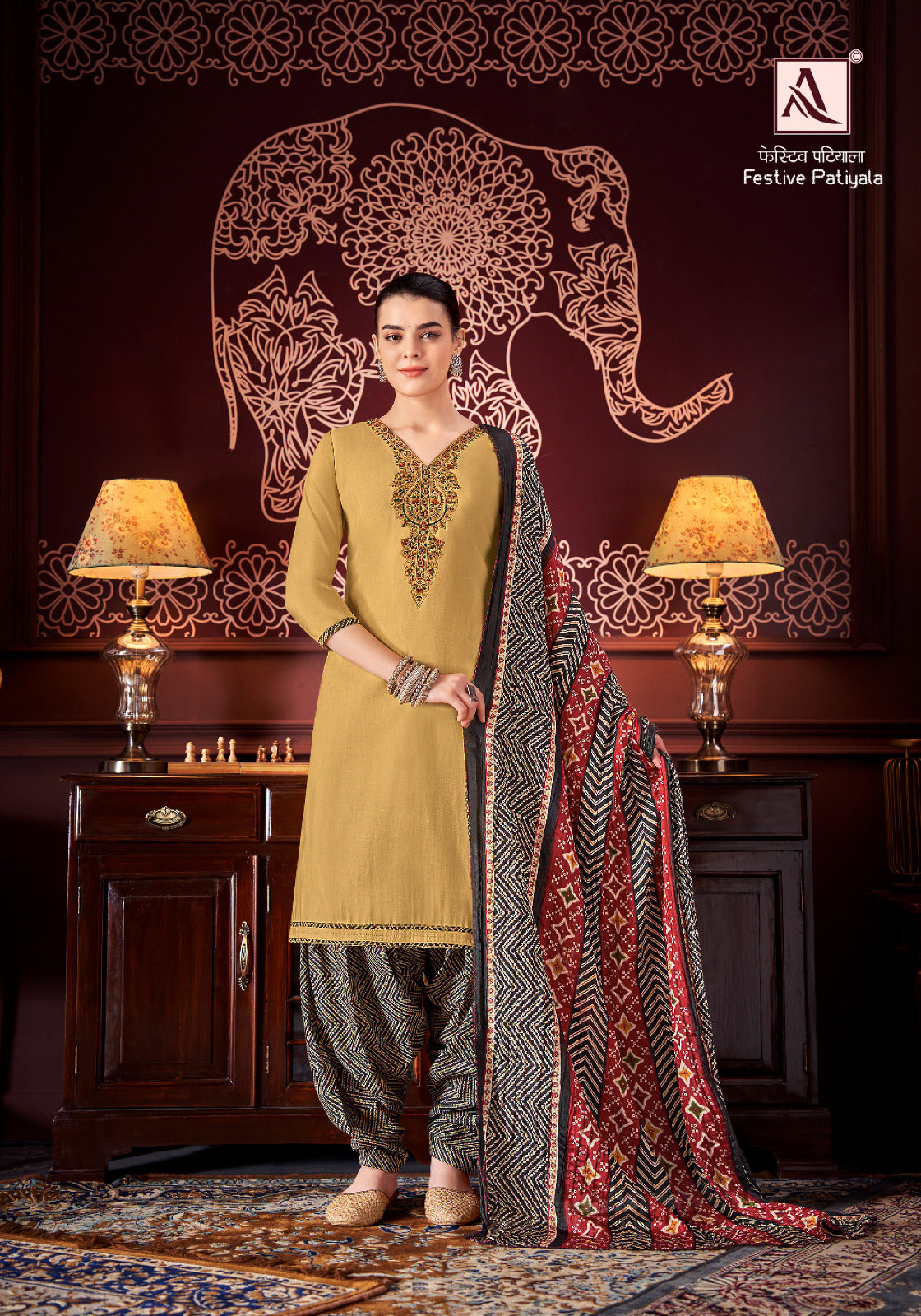 Festive Patiyala Alok Modal Salwar Suits