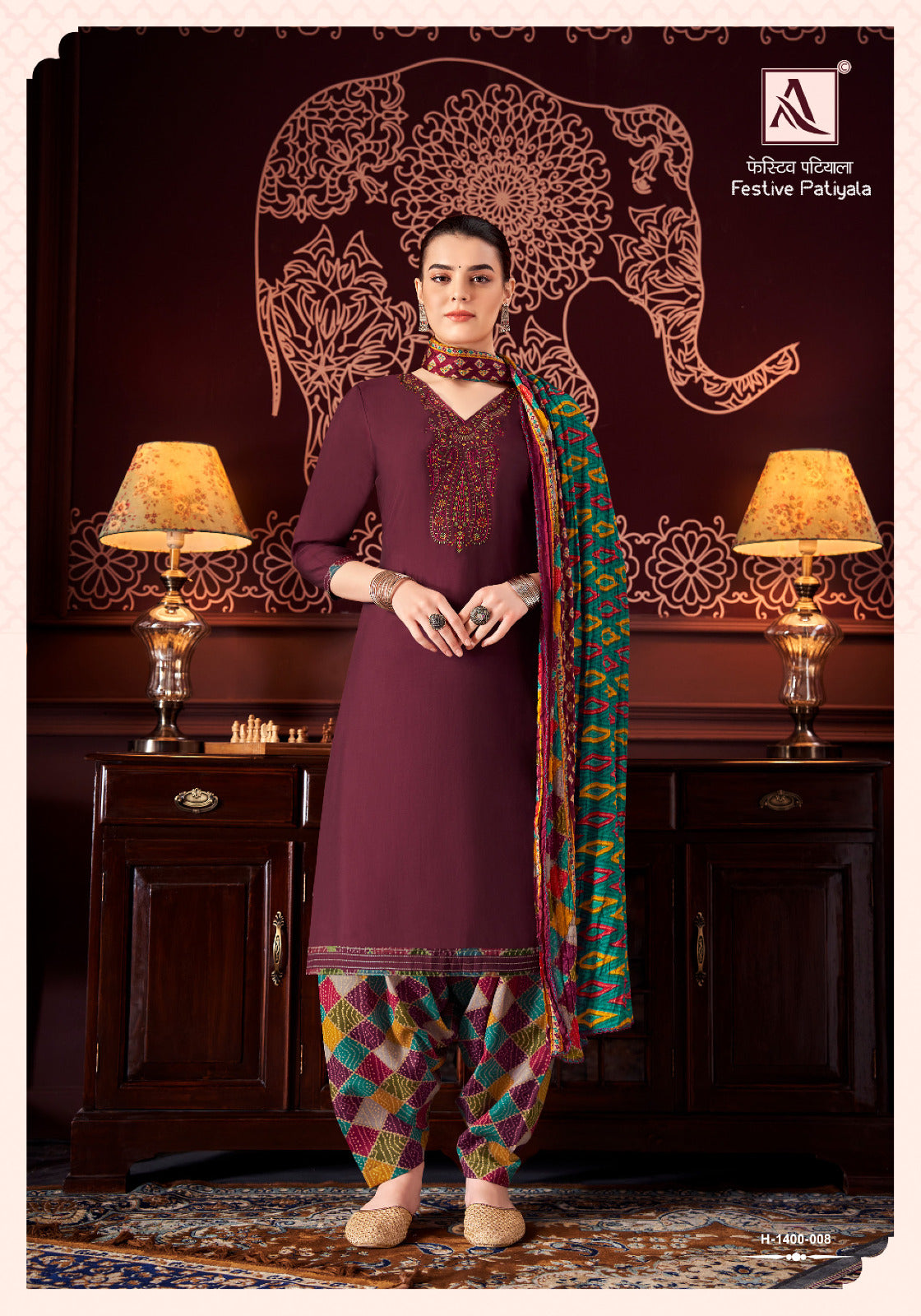 Festive Patiyala Alok Modal Salwar Suits