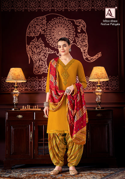 Festive Patiyala Alok Modal Salwar Suits
