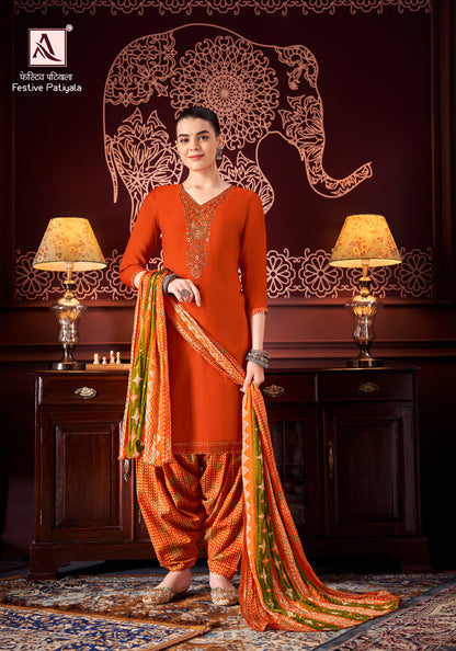 Festive Patiyala Alok Modal Salwar Suits