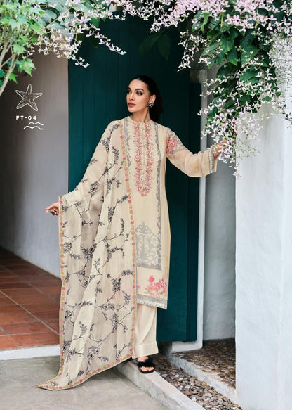 Fiesta Varsha Fashions Lawn Plazzo Style Suits