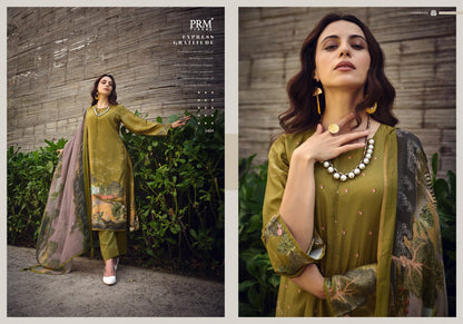 Fiori Prm Trendz Muslin Silk Pant Style Suits