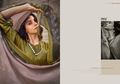 Fiori Prm Trendz Muslin Silk Pant Style Suits