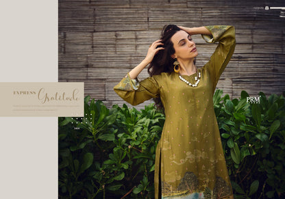 Fiori Prm Trendz Muslin Silk Pant Style Suits