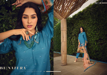 Fiori Prm Trendz Muslin Silk Pant Style Suits