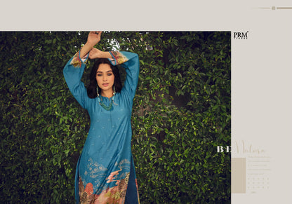 Fiori Prm Trendz Muslin Silk Pant Style Suits