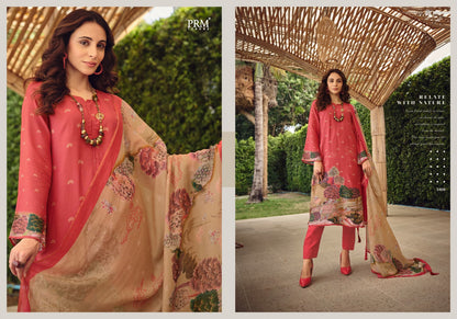 Fiori Prm Trendz Muslin Silk Pant Style Suits
