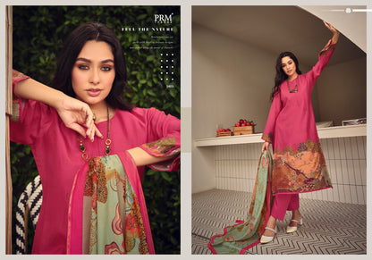 Fiori Prm Trendz Muslin Silk Pant Style Suits
