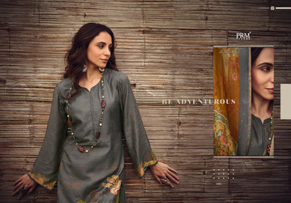 Fiori Prm Trendz Muslin Silk Pant Style Suits