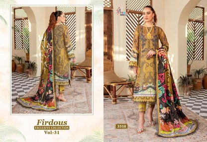 Firdous Exclusive Collection Vol 31 Shree Fabs Cotton Pakistani Patch Work Suits