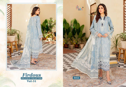 Firdous Exclusive Collection Vol 31 Shree Fabs Cotton Pakistani Patch Work Suits