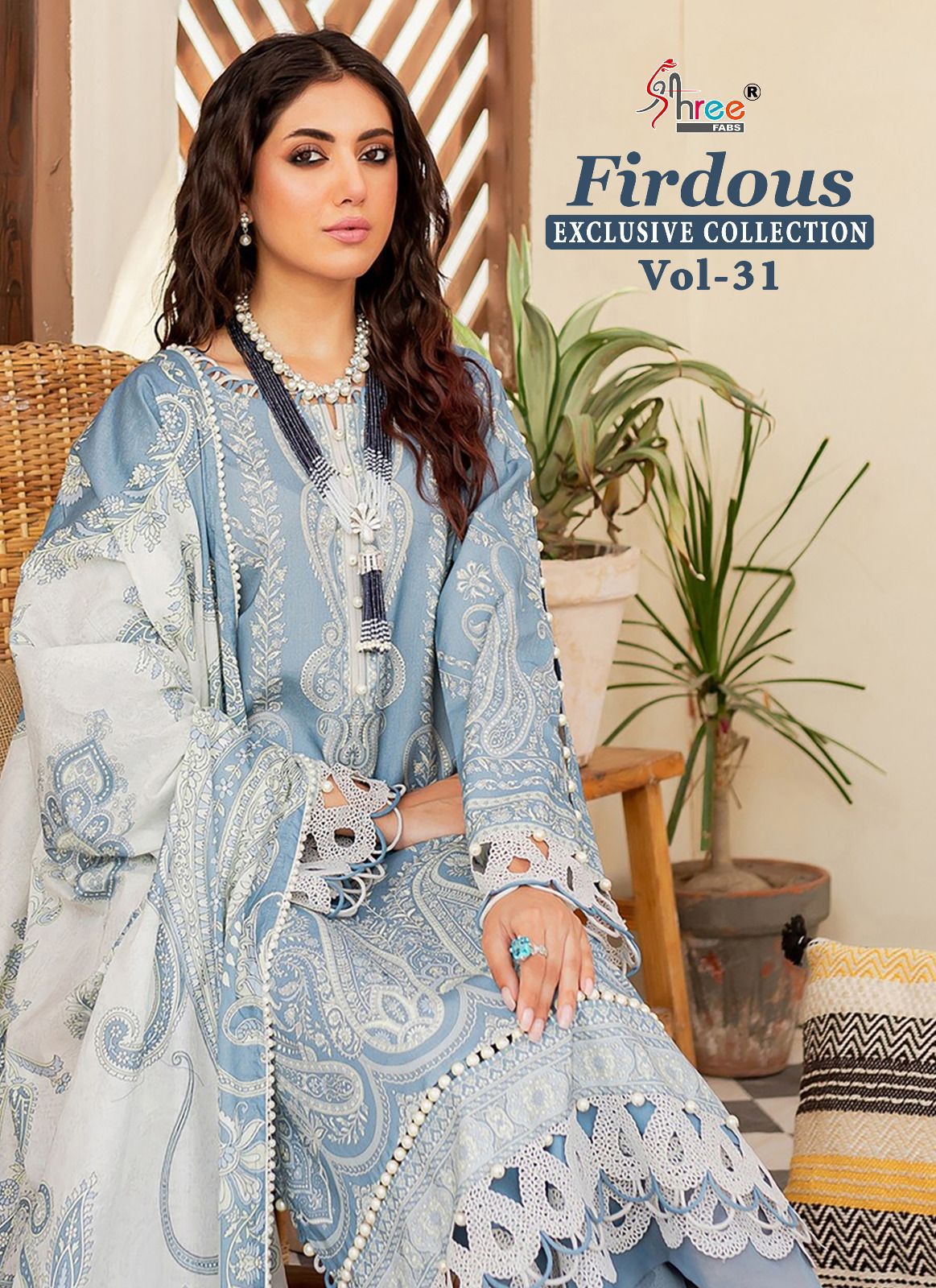 Firdous Exclusive Collection Vol 31 Shree Fabs Cotton Pakistani Patch Work Suits