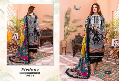 Firdous Exclusive Collection Vol 31 Shree Fabs Cotton Pakistani Patch Work Suits