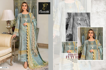 Firdous Lawn Flossie Cotton Pakistani Patch Work Suits