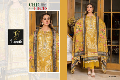 Firdous Lawn Flossie Cotton Pakistani Patch Work Suits