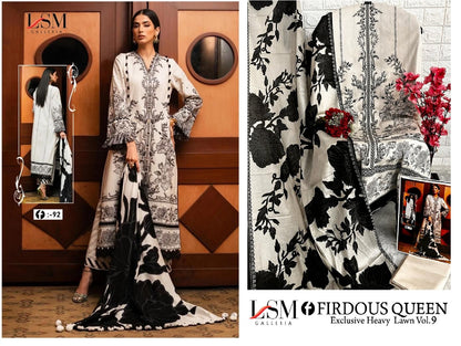 Firdous Queen Lawn Vol 9 Lsm Galleria Karachi Salwar Suits