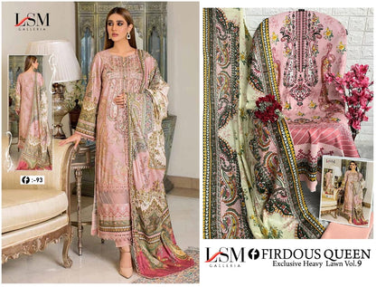 Firdous Queen Lawn Vol 9 Lsm Galleria Karachi Salwar Suits