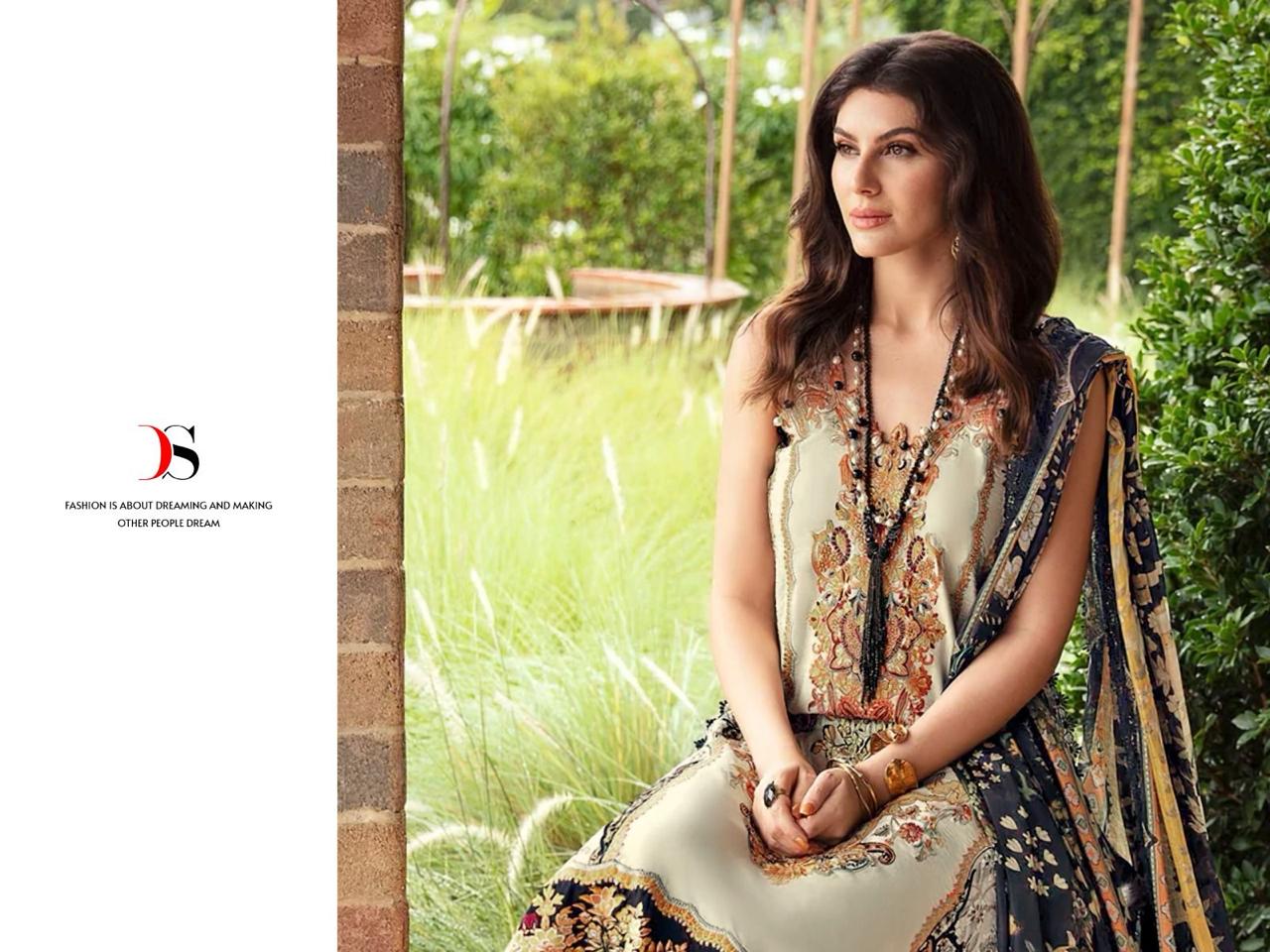 Firdous Queens Court Vol-5 Deepsy Cotton Pakistani Patch Work Suits