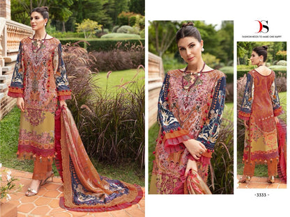 Firdous Queens Court Vol-5 Deepsy Cotton Pakistani Patch Work Suits