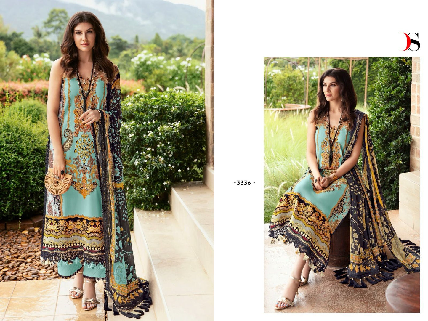 Firdous Queens Court Vol-5 Deepsy Cotton Pakistani Patch Work Suits