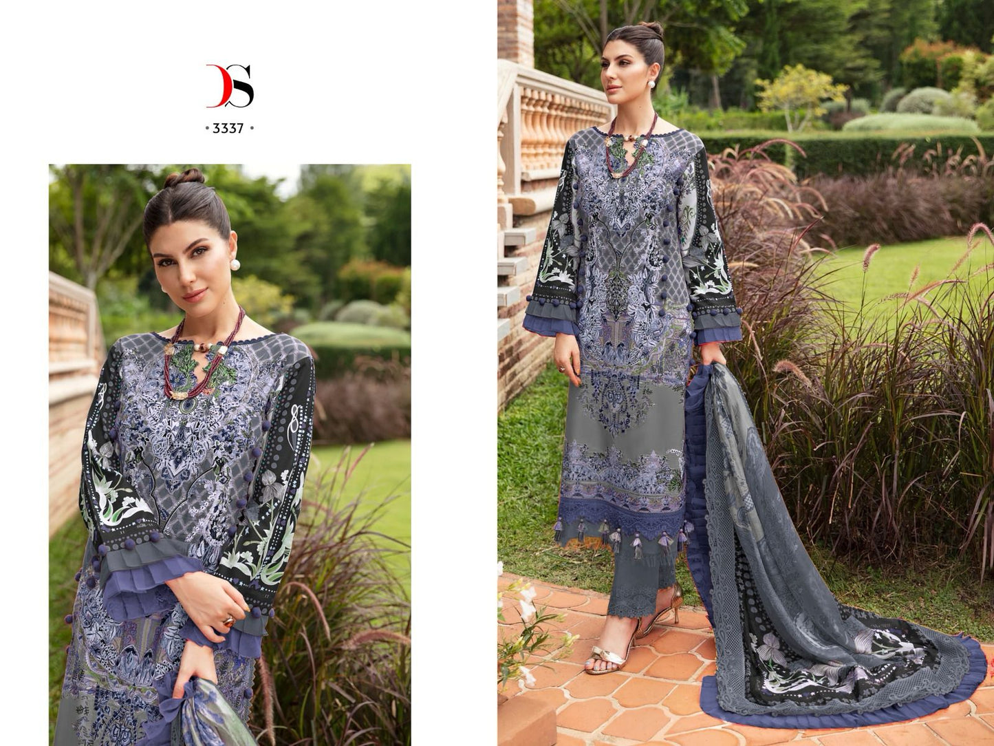 Firdous Queens Court Vol-5 Deepsy Cotton Pakistani Patch Work Suits